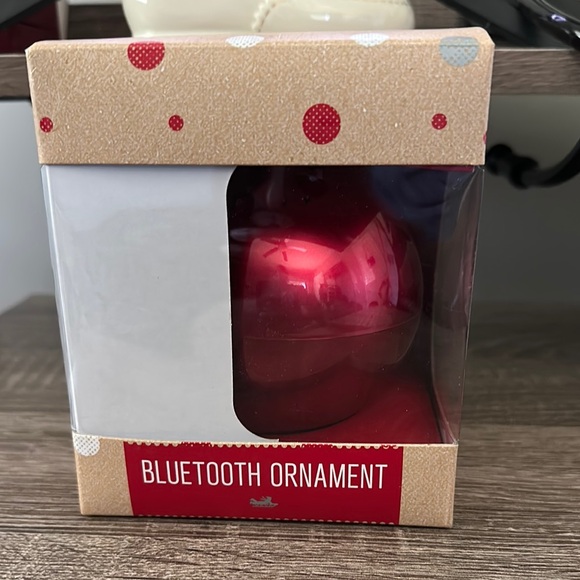 Red Spherical Decor Accent with Polka Dot Packaging - Picture 2 of 3